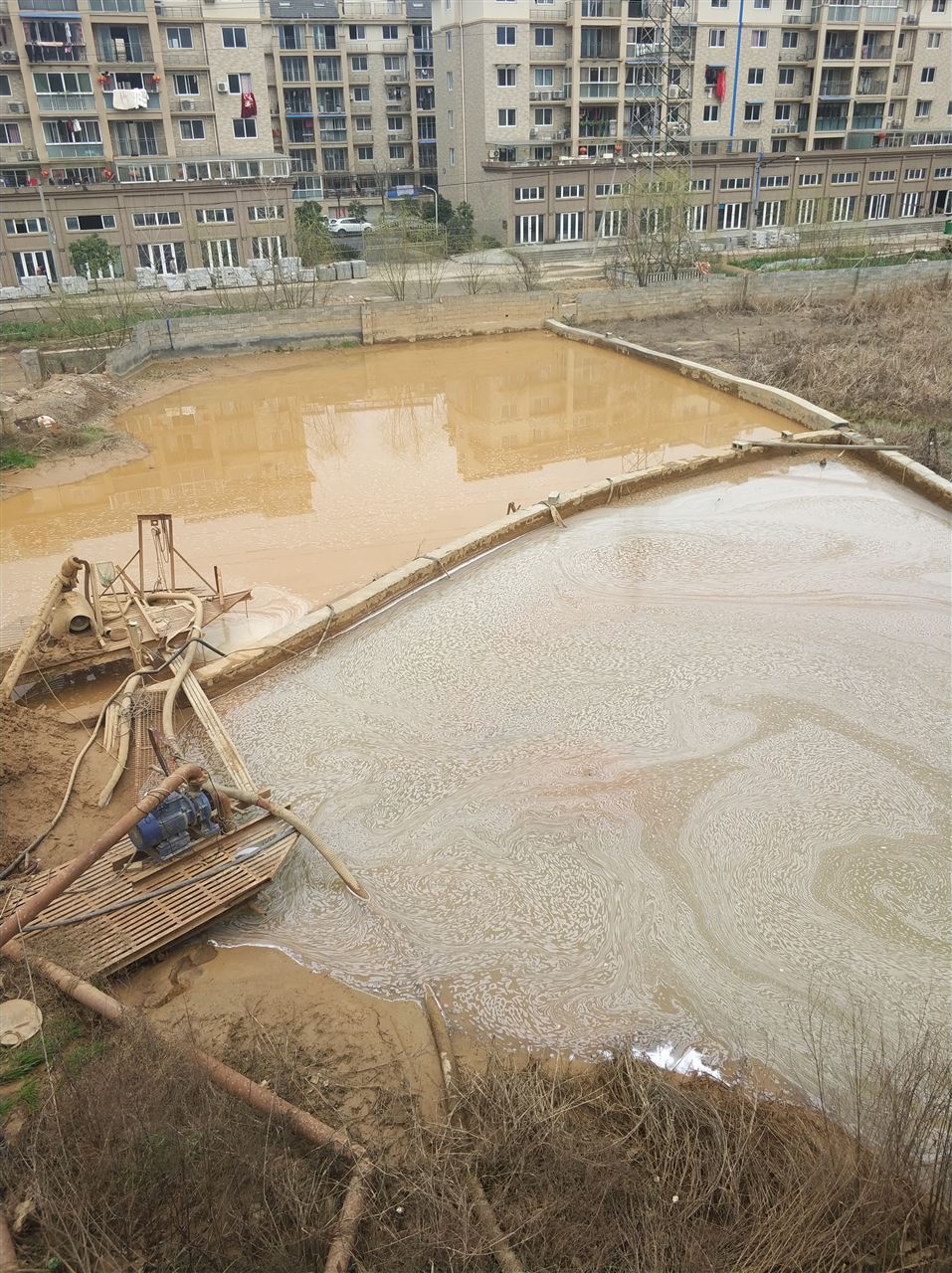华池沉淀池淤泥清理-厂区废水池淤泥清淤